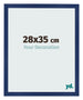 Bilderrahmen 28x35cm Dunkelblau Gewischt MDF Bologna Vorne Messe | Yourdecoration.de