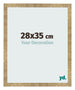 Bilderrahmen 28x35cm Gold Antik MDF Bologna Vorne Messe | Yourdecoration.de