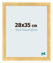 Bilderrahmen 28x35cm Gold Vintage MDF Pisa Vorne Messe | Yourdecoration.de