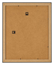 Bilderrahmen 28x35cm Schwarz Silber Poliert MDF Pisa Ruckseite | Yourdecoration.de