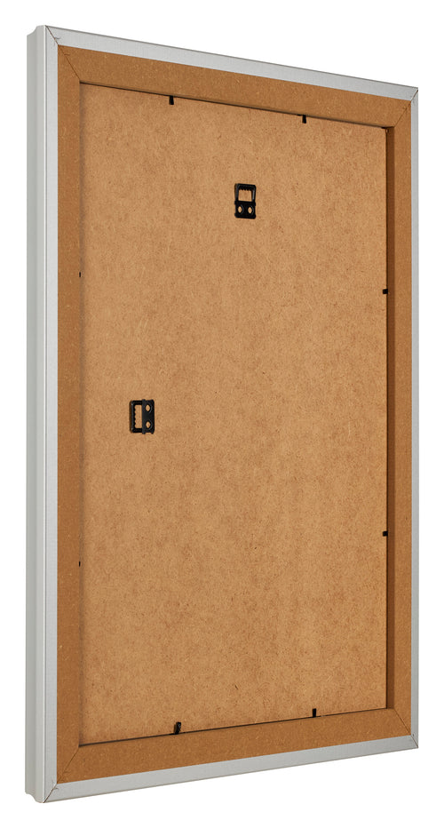Bilderrahmen 28x35cm Silber Matt MDF Lazio Ruckseite Schrag | Yourdecoration.de
