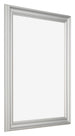 Bilderrahmen 28x35cm Silber Matt MDF Lazio Vorne Schrag | Yourdecoration.de