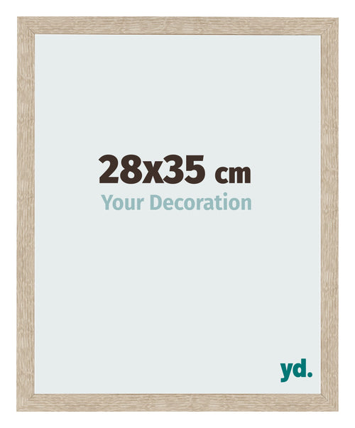 Bilderrahmen 28x35cm Sonoma Eiche MDF Bologna Vorne Messe | Yourdecoration.de
