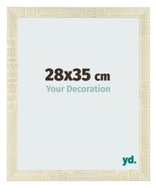 Bilderrahmen 28x35cm Sonoma Eiche MDF Pisa Vorne Messe | Yourdecoration.de
