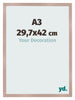 Bilderrahmen 29 7x42 cm A3 Altrosa MDF Bologna Vorne Messe | Yourdecoration.de
