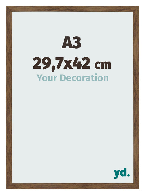 Bilderrahmen 29 7x42 cm A3 Eiche Rustikal MDF Bologna Vorne Messe | Yourdecoration.de