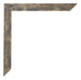 Bilderrahmen 29 7x42cm A3 Blau Gold Meliert MDF Bologna Detail Ecke | Yourdecoration.de