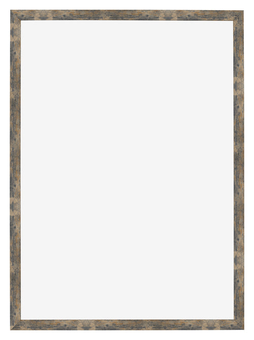 Bilderrahmen 29 7x42cm A3 Blau Gold Meliert MDF Bologna Vorne | Yourdecoration.de