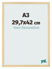 Bilderrahmen 29 7x42cm A3 Buche Dekor MDF Bologna Vorne Messe | Yourdecoration.de