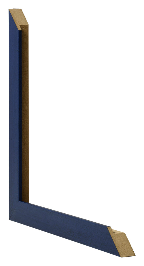 Bilderrahmen 29 7x42cm A3 Dunkelblau Gewischt MDF Bologna Detail Querschnitte | Yourdecoration.de