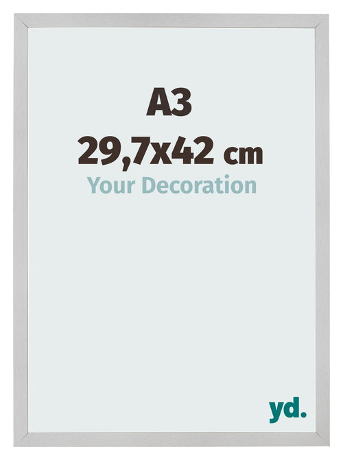 Bilderrahmen 29 7x42cm A3 Edelstahl MDF Bologna Vorne Messe | Yourdecoration.de