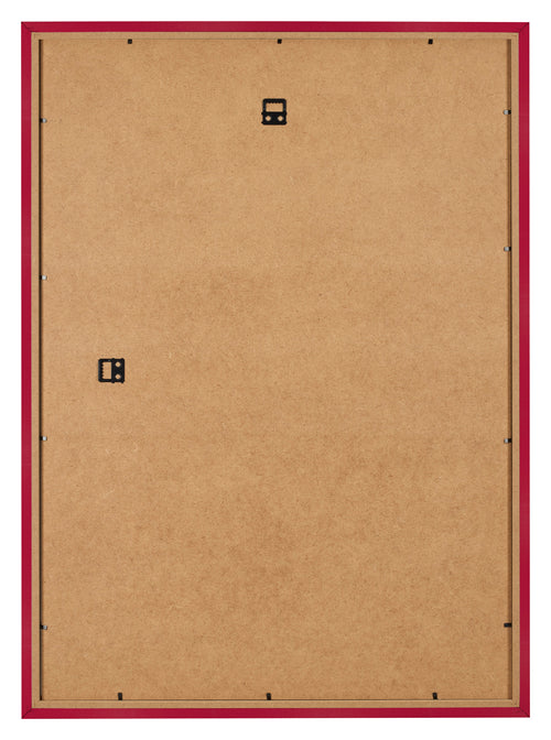 Bilderrahmen 29 7x42cm A3 Rot MDF Bologna Ruckseite | Yourdecoration.de