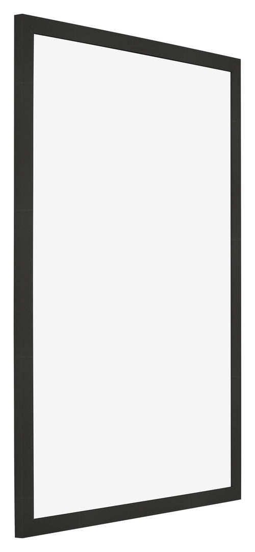 Bilderrahmen 29 7x42cm A3 Schwarz Gemasert MDF Bologna Vorne Schrag | Yourdecoration.de