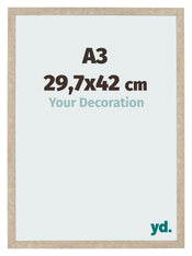 Bilderrahmen 29 7x42cm A3 Sonoma Eiche MDF Bologna Vorne Messe | Yourdecoration.de