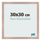 Bilderrahmen 30x30 cm Altrosa MDF Bologna Vorne Messe | Yourdecoration.de