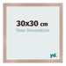 Bilderrahmen 30x30 cm Altrosa MDF Bologna Vorne Messe | Yourdecoration.de