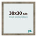 Bilderrahmen 30x30 cm Metall Vintage MDF Bologna Vorne Messe | Yourdecoration.de