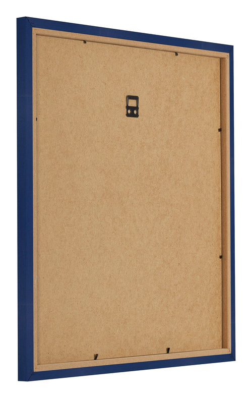 Bilderrahmen 30x30cm Dunkelblau Gewischt MDF Bologna Ruckseite Schrag | Yourdecoration.de