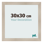 Bilderrahmen 30x30cm Eiche Rustikal MDF Pisa Vorne Messe | Yourdecoration.de