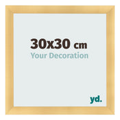 Bilderrahmen 30x30cm Gold Vintage MDF Pisa Vorne Messe | Yourdecoration.de