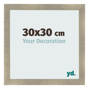 Bilderrahmen 30x30cm Gold Vintage MDF Pisa Vorne Messe | Yourdecoration.de