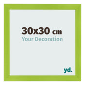 Bilderrahmen 30x30cm Grün MDF Pisa Vorne Messe | Yourdecoration.de