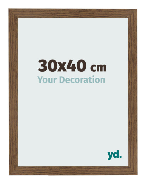 Bilderrahmen 30x40 cm Eiche Rustikal MDF Bologna Vorne Messe | Yourdecoration.de