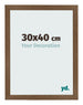 Bilderrahmen 30x40 cm Eiche Rustikal MDF Bologna Vorne Messe | Yourdecoration.de
