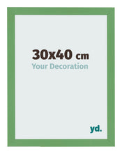 Bilderrahmen 30x40 cm Grun MDF Bologna Vorne Messe | Yourdecoration.de