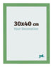 Bilderrahmen 30x40 cm Grun MDF Bologna Vorne Messe | Yourdecoration.de