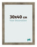 Bilderrahmen 30x40 cm Metall Vintage MDF Bologna Vorne Messe | Yourdecoration.de