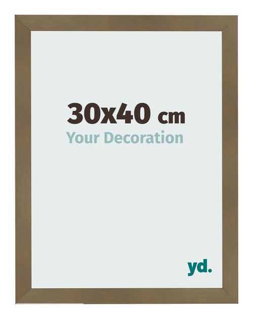 Bilderrahmen 30x40cm Bronze Dekor MDF Bologna Vorne Messe | Yourdecoration.de