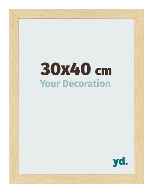 Bilderrahmen 30x40cm Buche Dekor MDF Bologna Vorne Messe | Yourdecoration.de