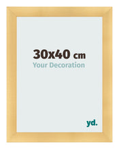 Bilderrahmen 30x40cm Gold Vintage MDF Pisa Vorne Messe | Yourdecoration.de