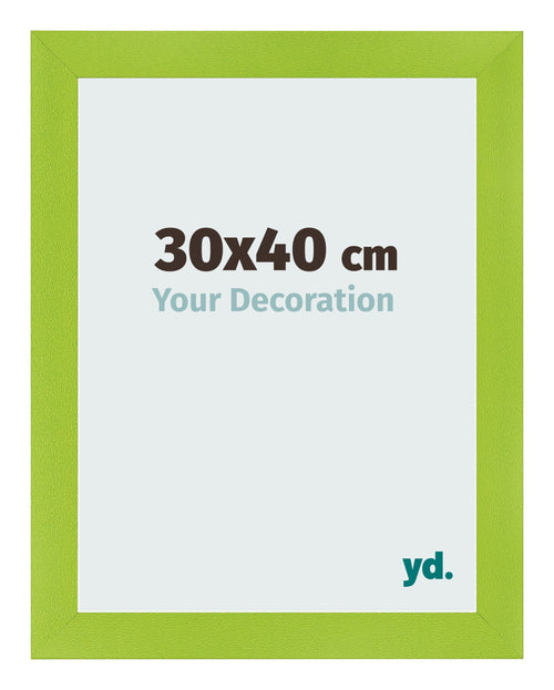 Bilderrahmen 30x40cm Grün MDF Pisa Vorne Messe | Yourdecoration.de