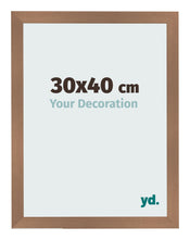Bilderrahmen 30x40cm Kupfer Dekor MDF Bologna Vorne Messe | Yourdecoration.de