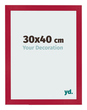 Bilderrahmen 30x40cm Rot MDF Bologna Vorne Messe | Yourdecoration.de