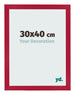 Bilderrahmen 30x40cm Rot MDF Bologna Vorne Messe | Yourdecoration.de