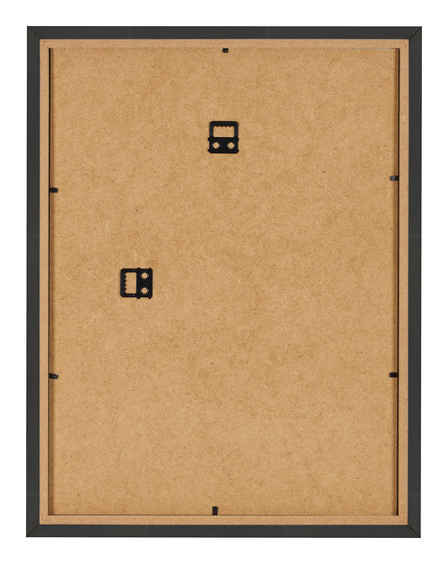 Bilderrahmen 30x40cm Schwarz Gemasert MDF Bologna Ruckseite | Yourdecoration.de