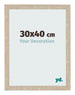 Bilderrahmen 30x40cm Sonoma Eiche MDF Bologna Vorne Messe | Yourdecoration.de