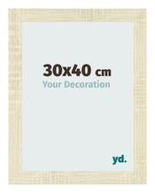 Bilderrahmen 30x40cm Sonoma Eiche MDF Pisa Vorne Messe | Yourdecoration.de