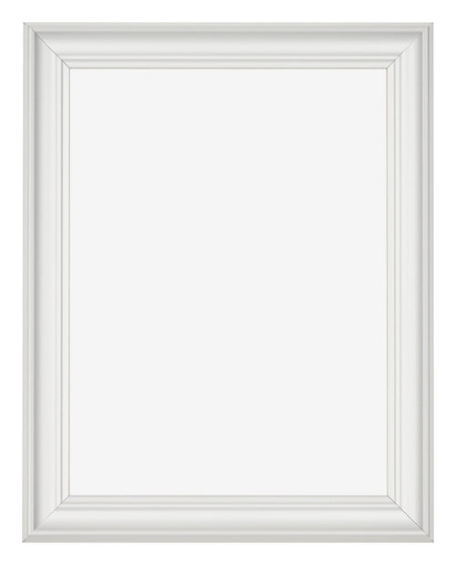 Bilderrahmen 30x40cm Weiss Gewischt MDF Lazio Vorne | Yourdecoration.de