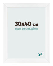 Bilderrahmen 30x40cm Weiß Vintage MDF Pisa Vorne Messe | Yourdecoration.de