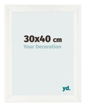 Bilderrahmen 30x40cm Weiß Vintage MDF Pisa Vorne Messe | Yourdecoration.de