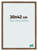 Bilderrahmen 30x42 cm Eiche Rustikal MDF Bologna Vorne Messe | Yourdecoration.de