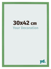 Bilderrahmen 30x42 cm Grun MDF Bologna Vorne Messe | Yourdecoration.de