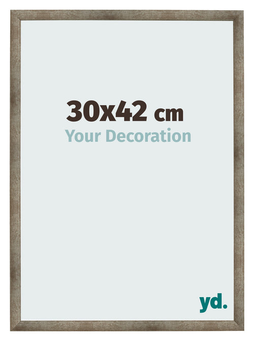 Bilderrahmen 30x42 cm Metall Vintage MDF Bologna Vorne Messe | Yourdecoration.de