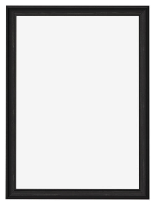 Bilderrahmen 30x42cm Schwarz Gemasert MDF Lazio Vorne | Yourdecoration.de