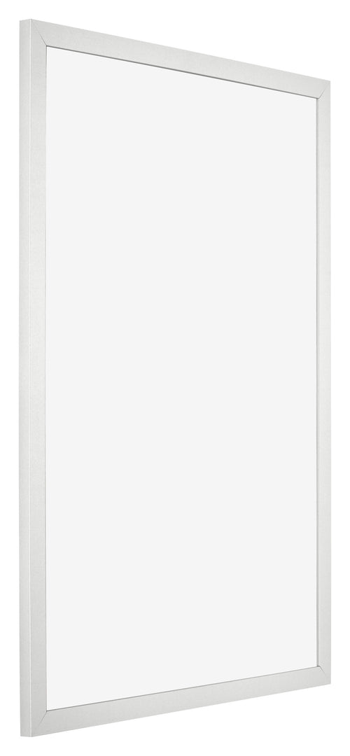 Bilderrahmen 30x42cm Weiss Hochglanz MDF Bologna Vorne Schrag | Yourdecoration.de