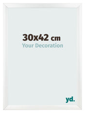 Bilderrahmen 30x42cm Weiß Vintage MDF Pisa Vorne Messe | Yourdecoration.de